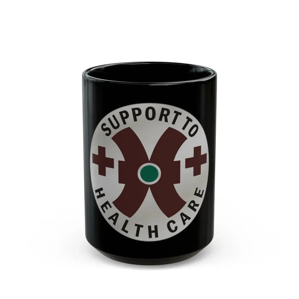 16 Medical Battalion (U.S. Army) Black Coffee Mug 15oz - Go Mug Yourself