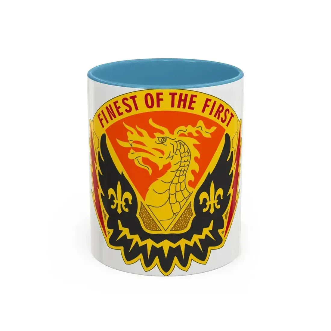 160 Signal Brigade 2 (U.S. Army) Accent Coffee Mug 11oz Light Blue - Go Mug Yourself