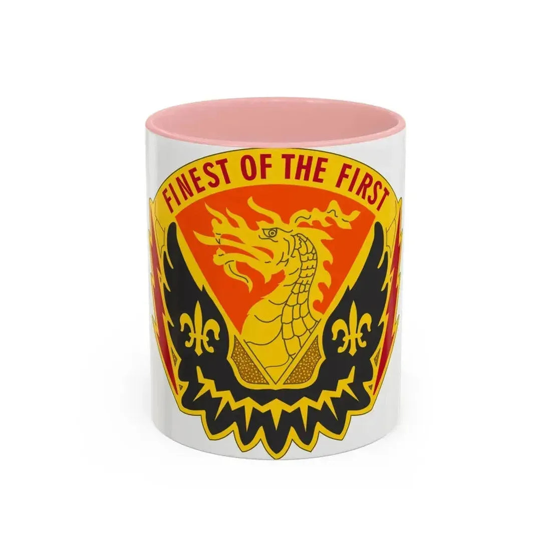 160 Signal Brigade 2 (U.S. Army) Accent Coffee Mug 11oz Pink - Go Mug Yourself