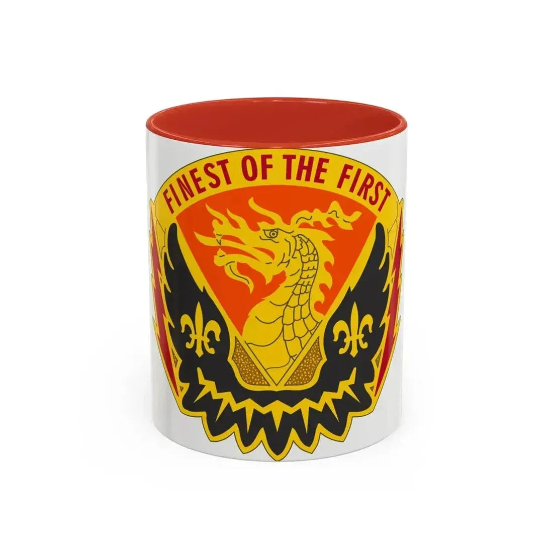 160 Signal Brigade 2 (U.S. Army) Accent Coffee Mug 11oz Red - Go Mug Yourself