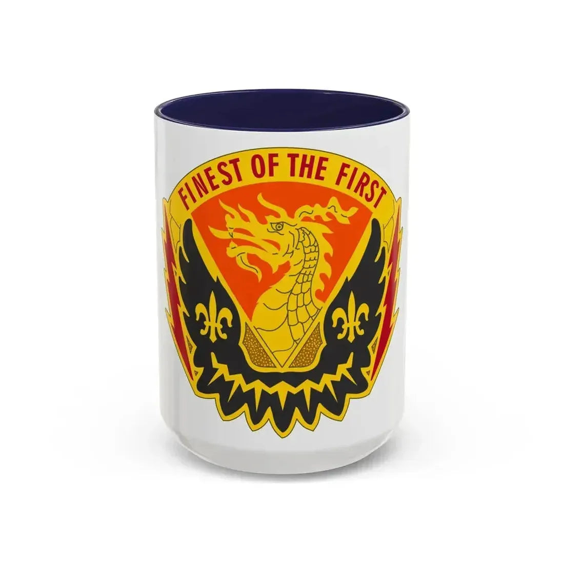 160 Signal Brigade 2 (U.S. Army) Accent Coffee Mug 15oz Navy - Go Mug Yourself
