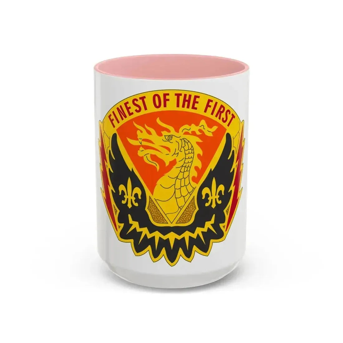 160 Signal Brigade 2 (U.S. Army) Accent Coffee Mug 15oz Pink - Go Mug Yourself