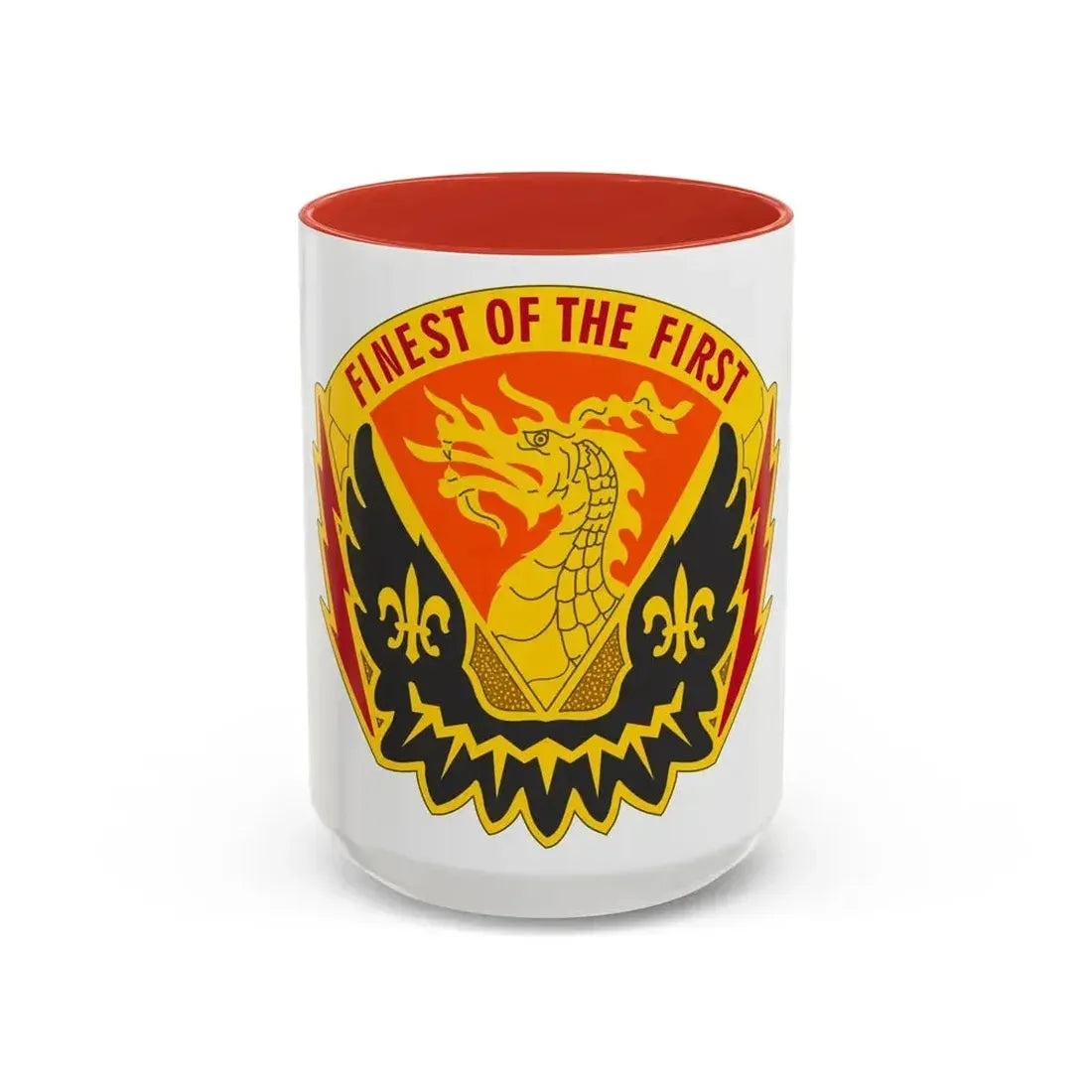 160 Signal Brigade 2 (U.S. Army) Accent Coffee Mug 15oz Red - Go Mug Yourself