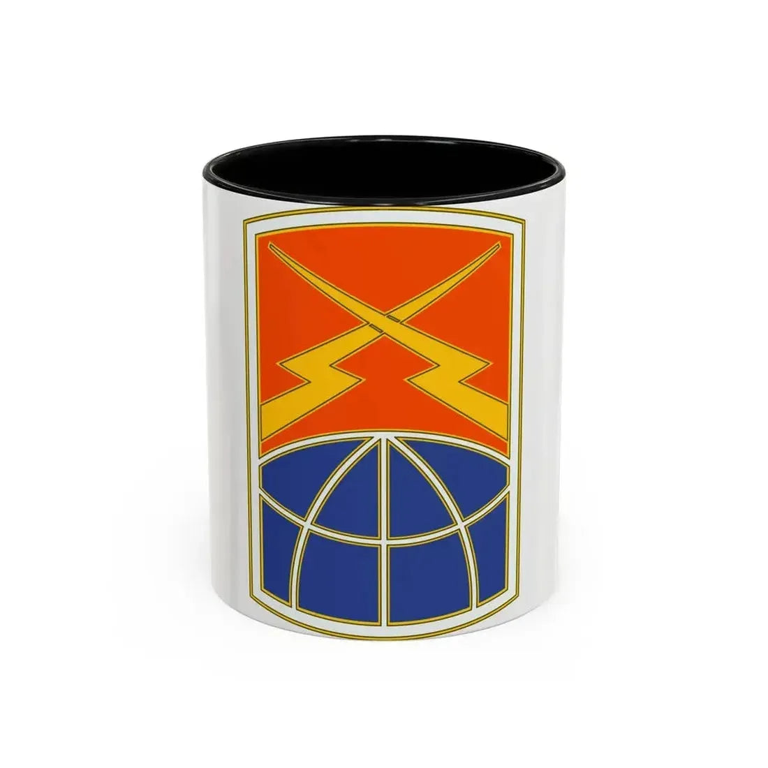 160 Signal Brigade 3 (U.S. Army) Accent Coffee Mug 11oz Black - Go Mug Yourself