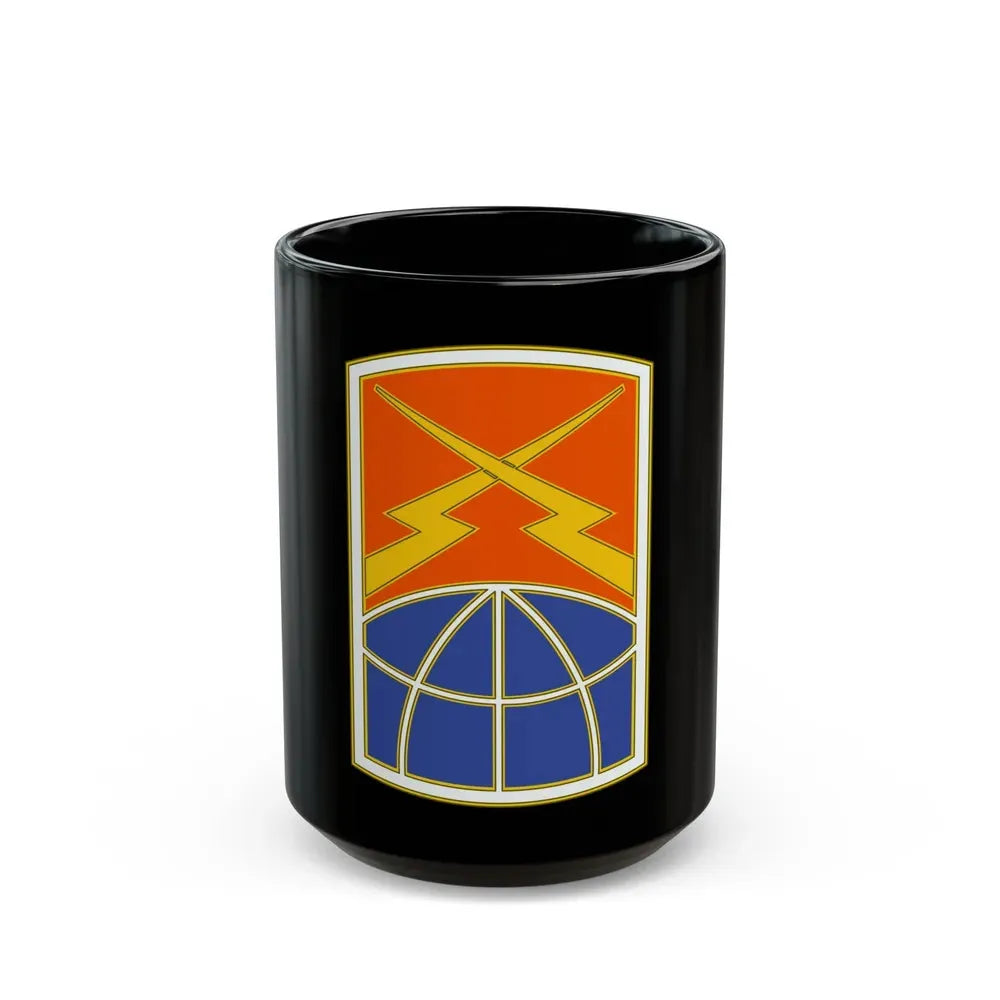 160 Signal Brigade 3 (U.S. Army) Black Coffee Mug 15oz - Go Mug Yourself