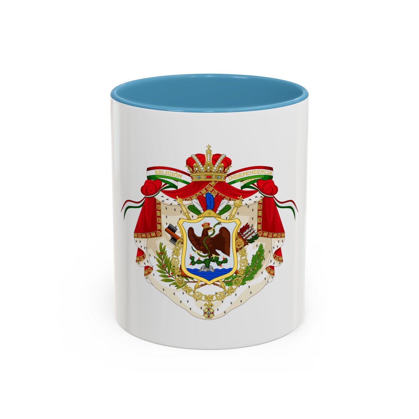 Coat of Arms of the First Mexican Empire - Accent Coffee Mug