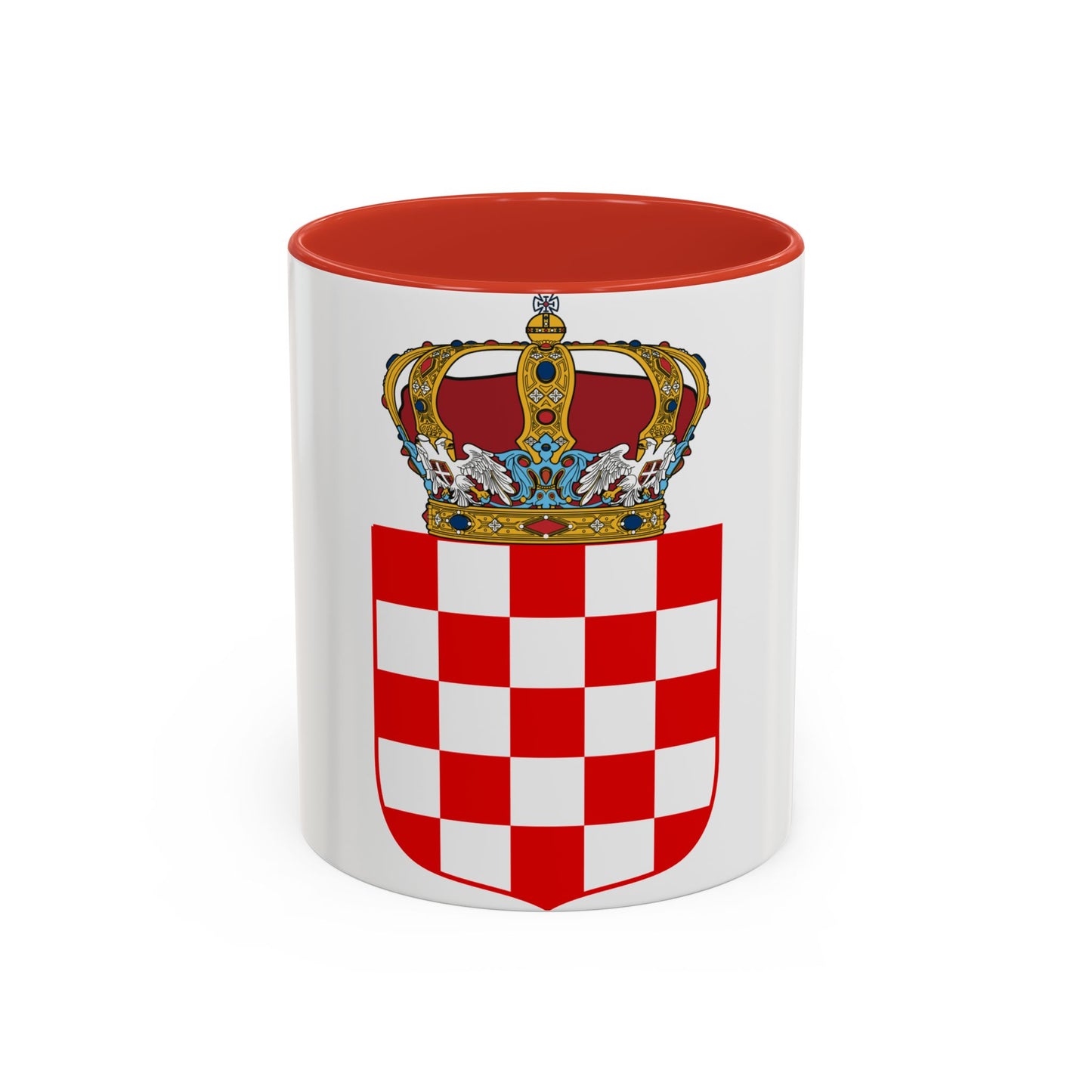 Coat of Arms of the Banate of Croatia - Accent Coffee Mug