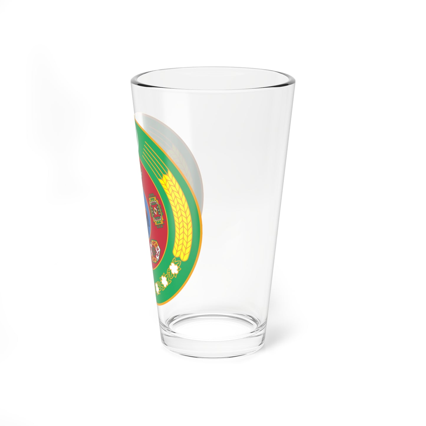 Emblem of Turkmenistan 2000-2003 (Turkmenistan) (Coat of Arms) Pint Glass 16oz