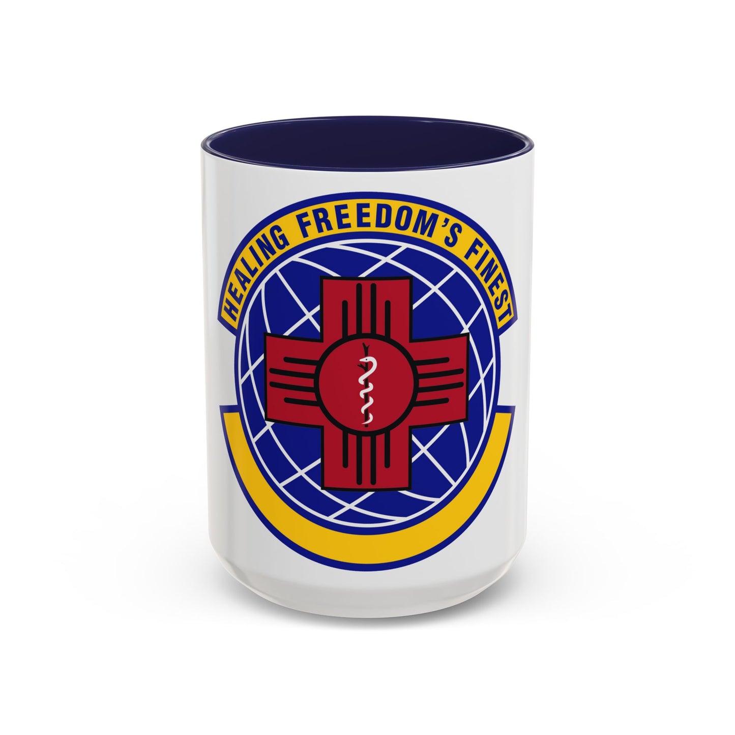 377 Healthcare Operations Squadron AFGSC (U.S. Air Force) Accent Coffee Mug
