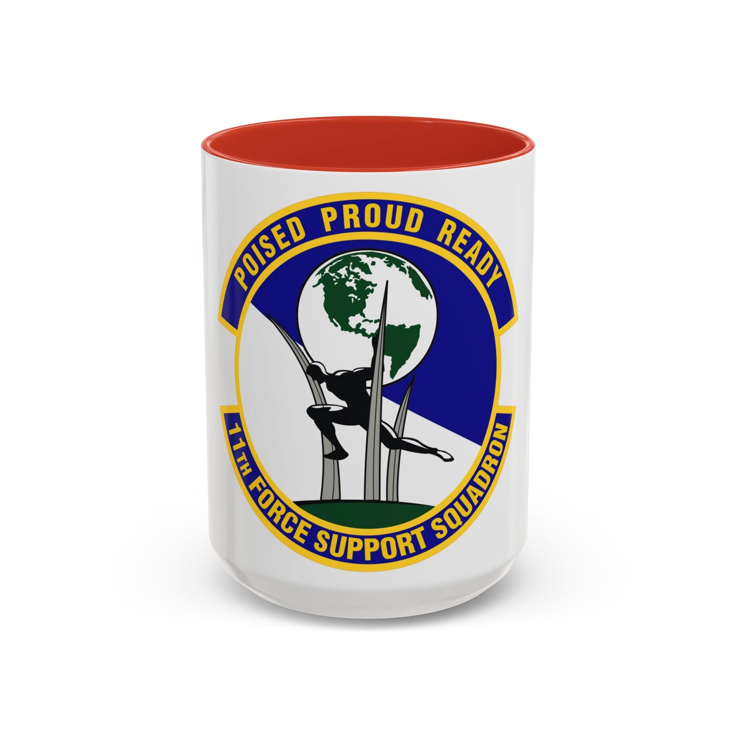 11 Force Support Squadron USAF (U.S. Air Force) Accent Coffee Mug