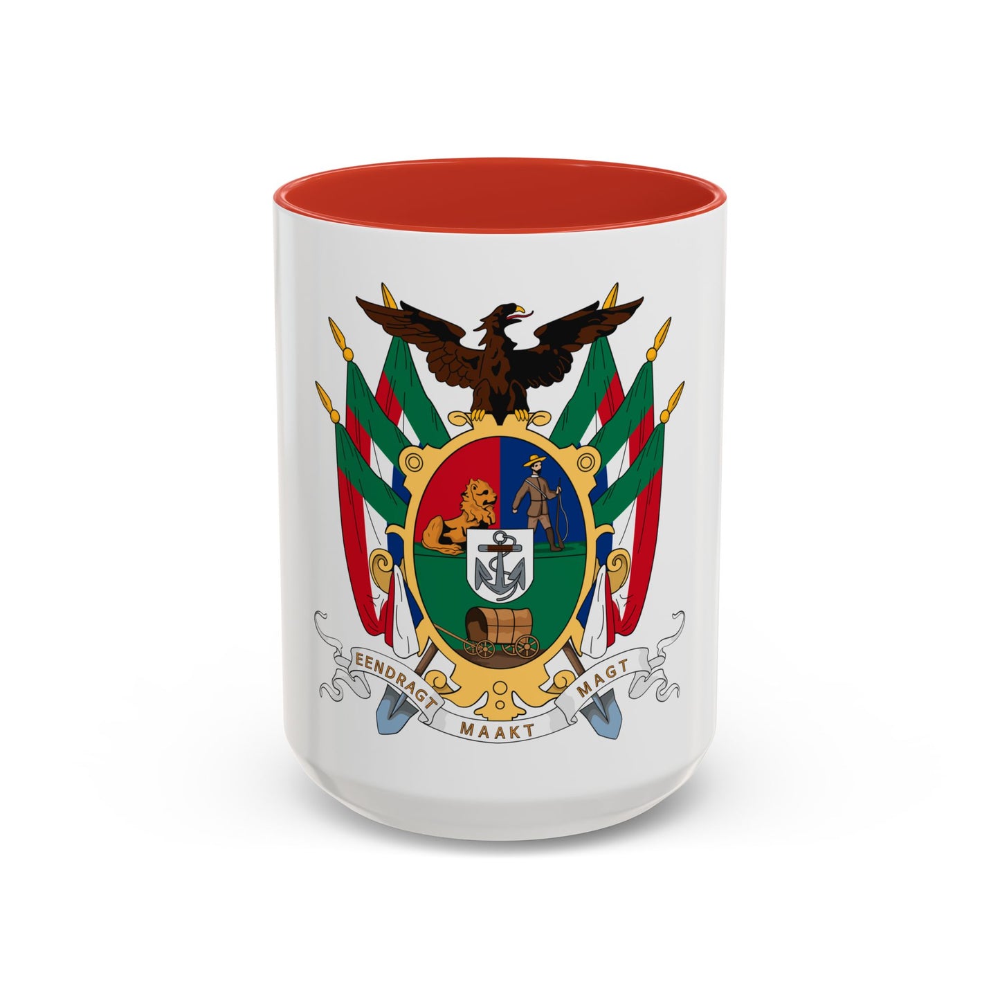 Coat of arms of the South African Republic - Accent Coffee Mug