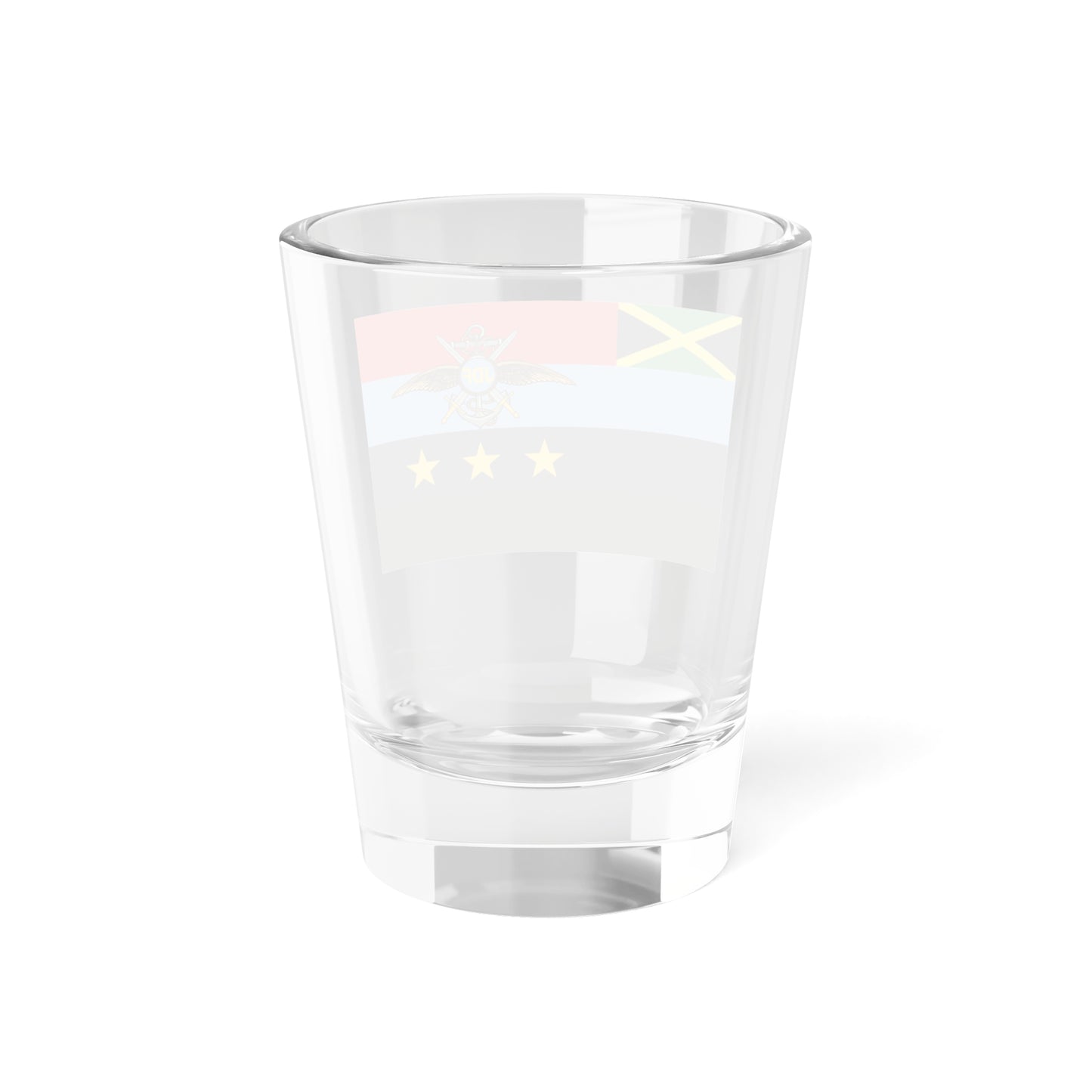 Flag of the Chief of Defence Staff of the Jamaica Defence Force 2020 (Jamaica) Shot Glass 1.5oz