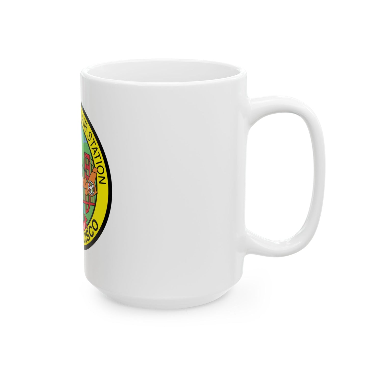 USCG Air Station San Francisco (U.S. Coast Guard) White Coffee Mug