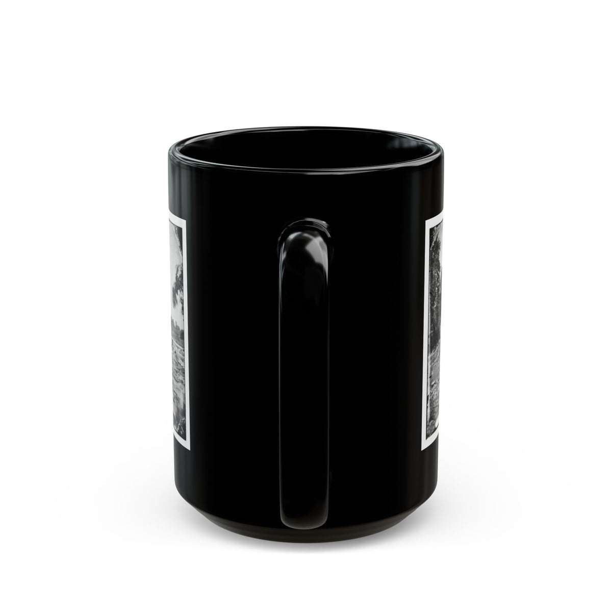 Antietam, Maryland. Antietam Bridge On Sharpsburg And Boonsboro Turnpike(2) (U.S. Civil War) Black Coffee Mug