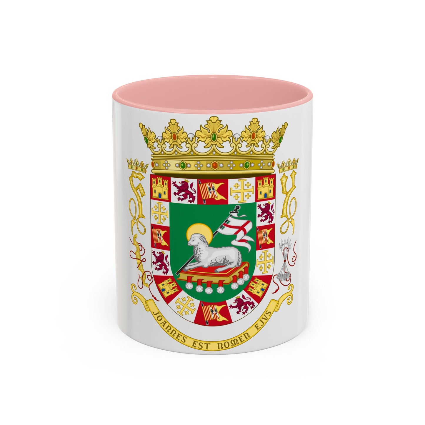 Coat of arms of the Commonwealth of Puerto Rico 2 - Accent Coffee Mug
