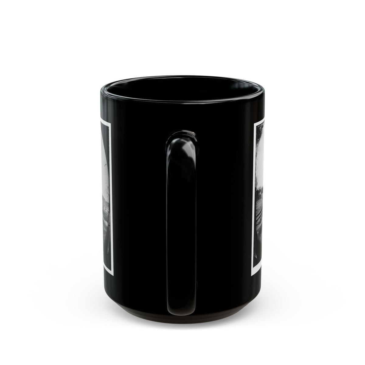 Richmond, Va. Ruins Of Richmond & Danville Railroad Bridge (U.S. Civil War) Black Coffee Mug