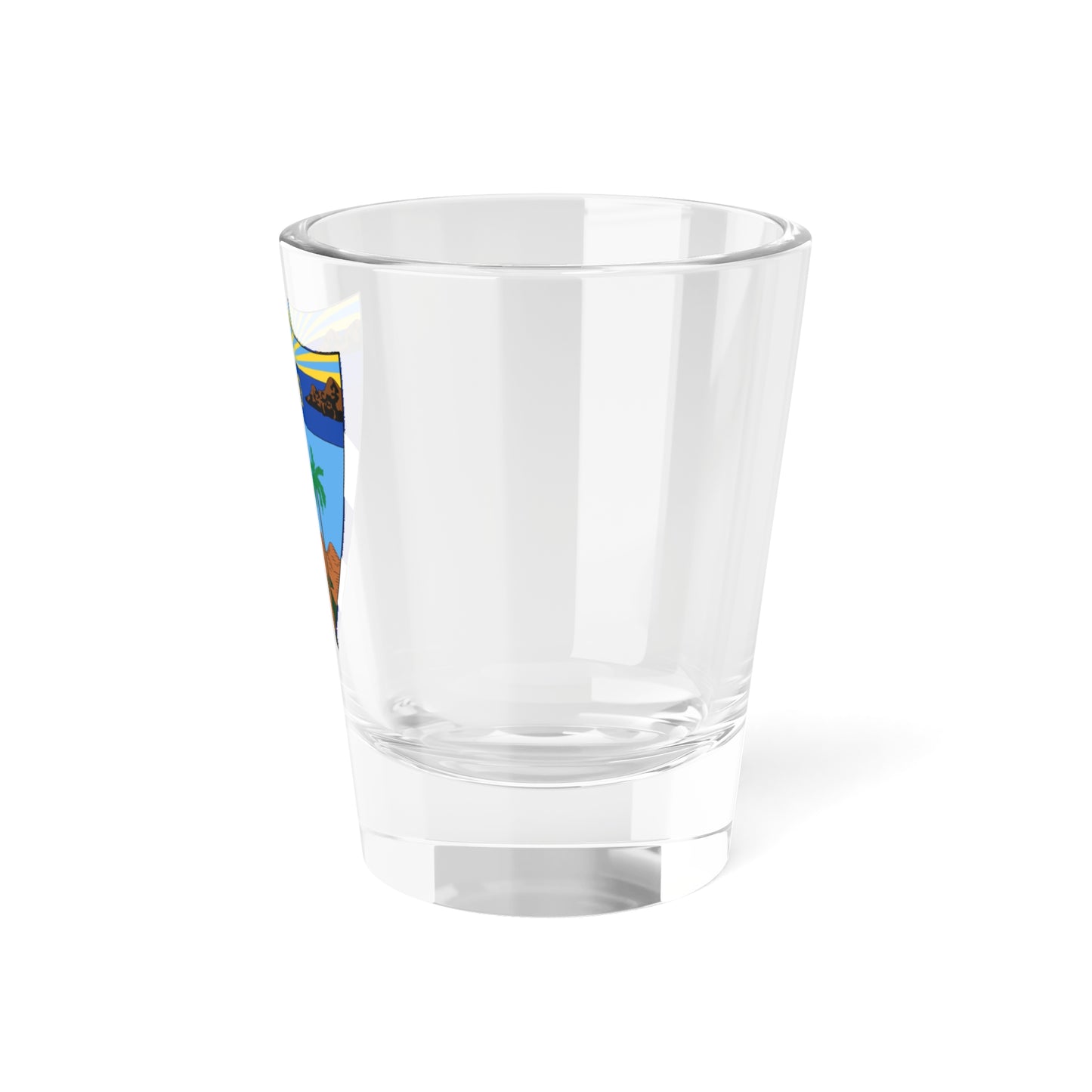 Insigne Cubicum (Cuba) (Coat of Arms) Shot Glass 1.5oz
