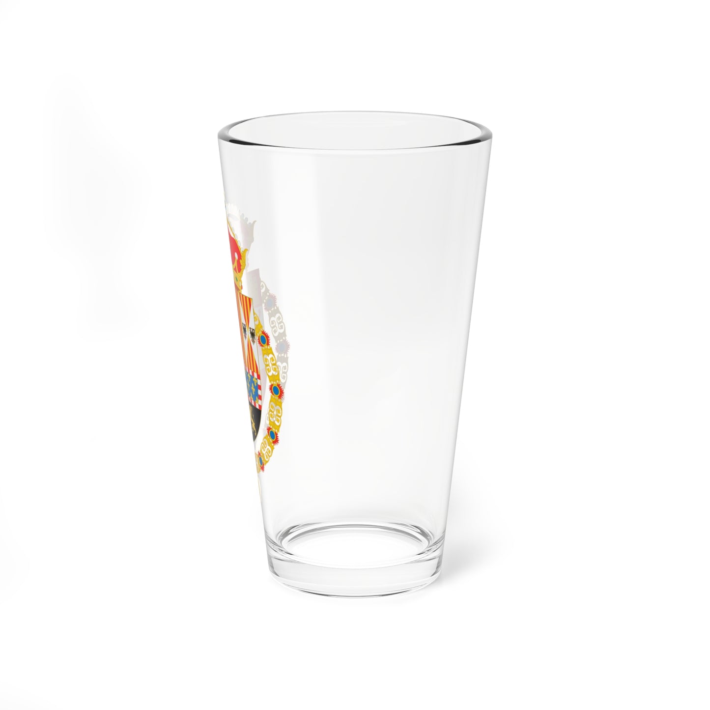 Escudo de Armas de Felipe II a Carlos II (Spain) (Coat of Arms) Pint Glass 16oz