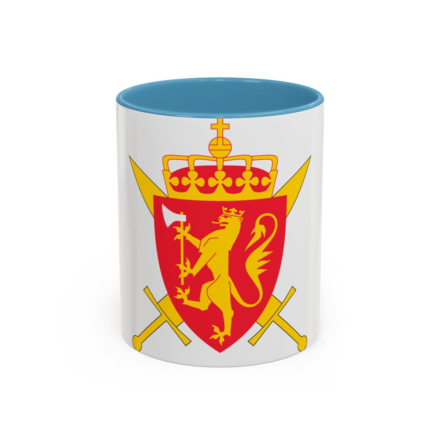 Coat of arms of the Norwegian Armed Forces - Accent Coffee Mug