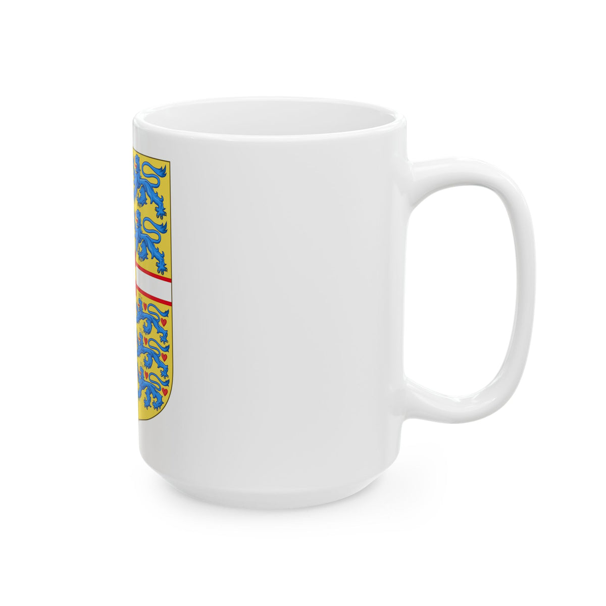 Royal arms of Denmark - White Coffee Mug
