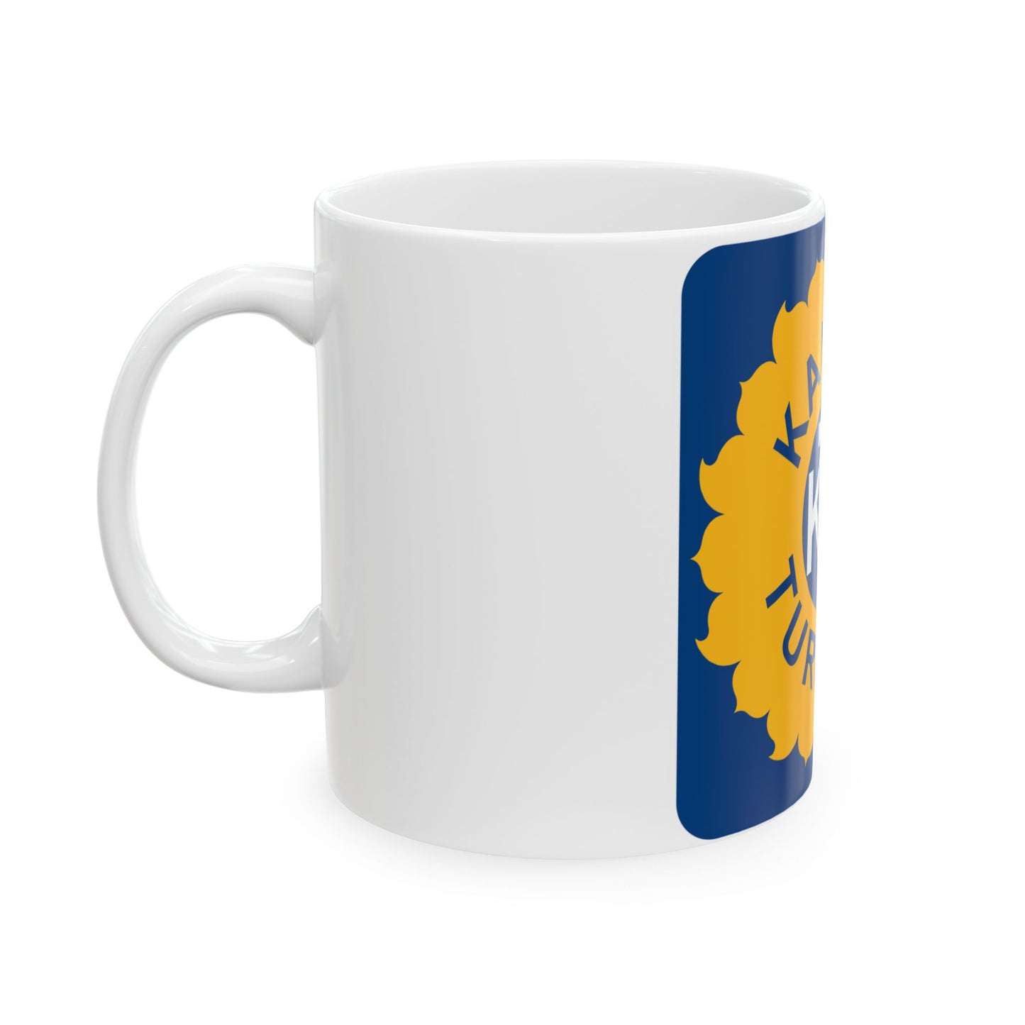 Kansas Turnpike (Kansas) (Road Sign) White Coffee Mug