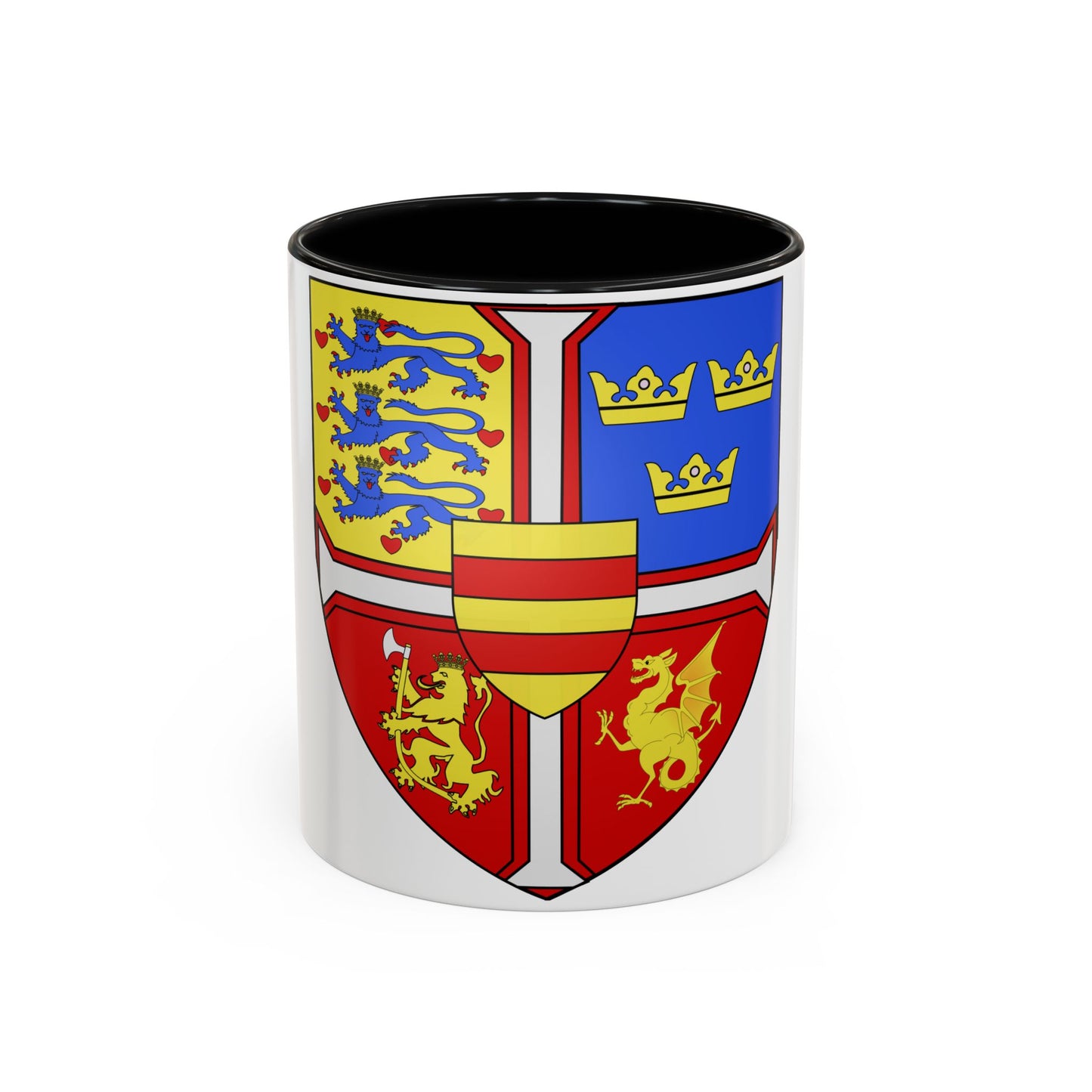 Christian I of Denmark Coat of Arms 1457-1460 - Accent Coffee Mug