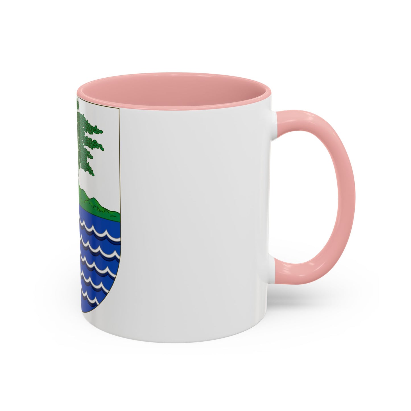 Coat of Arms of the Portuguese and Spanish Guinea - Accent Coffee Mug