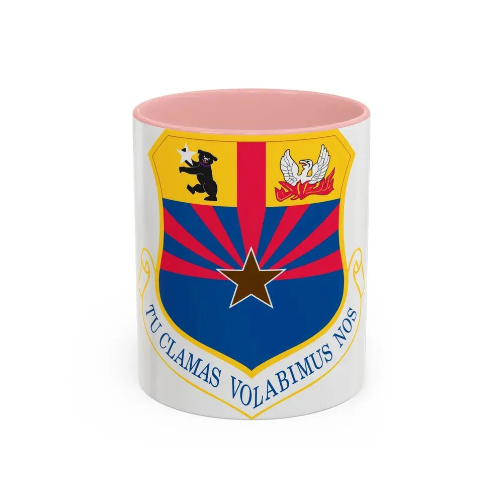 161st Air Refueling Wing (U.S. Air Force) Accent Coffee Mug 11oz Pink - Go Mug Yourself