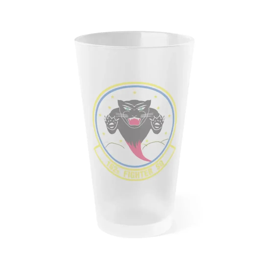 162 Fighter Squadron (U.S. Air Force) Frosted Pint Glass 16oz 16oz Frosted - Go Mug Yourself
