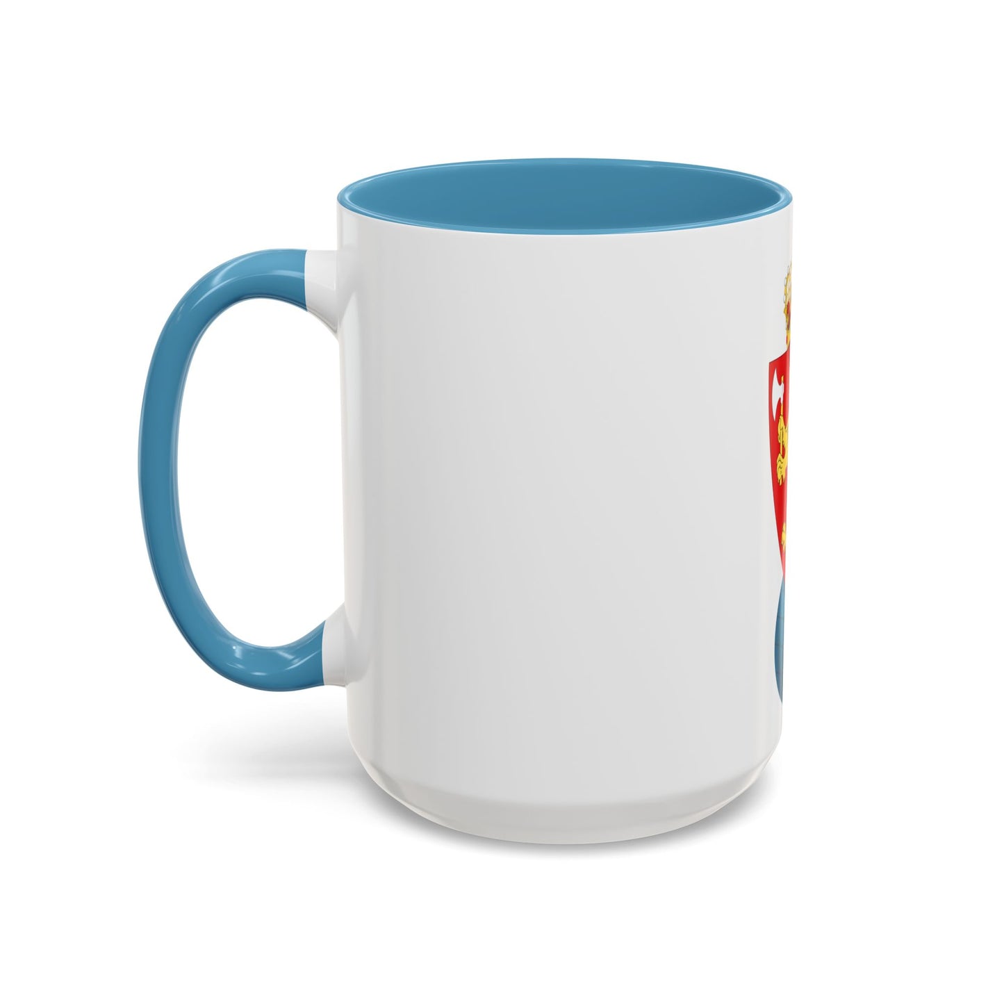 Coat of arms of the Geographical Survey of Norway - Accent Coffee Mug
