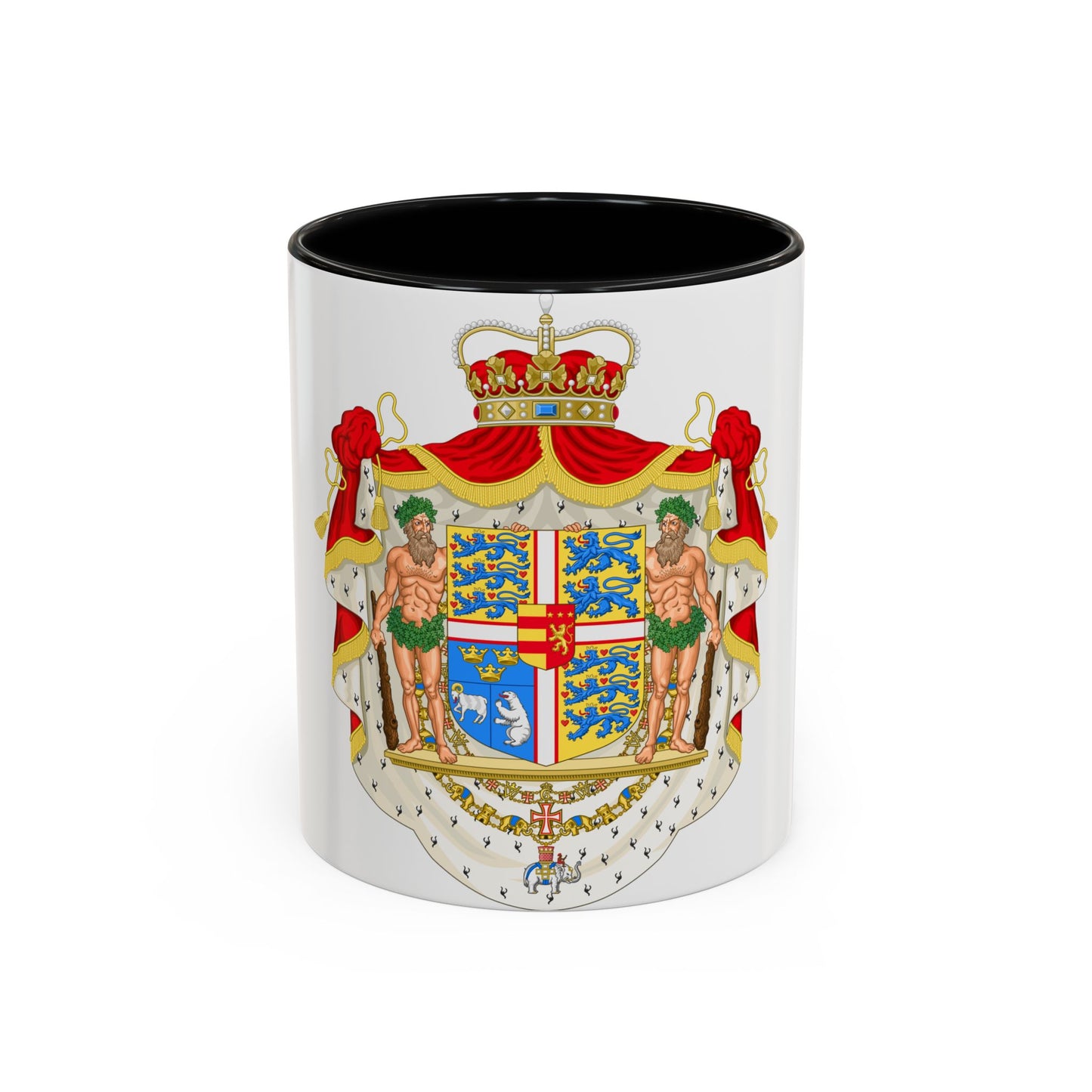 Coat of arms of Joachim, Prince of Denmark - Accent Coffee Mug