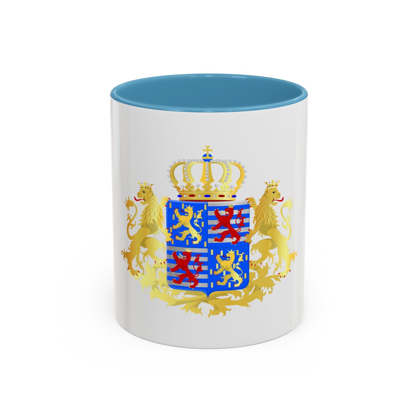 Middle coat of arms of the Grand Dukes of Luxembourg prior to 2000 - Accent Coffee Mug