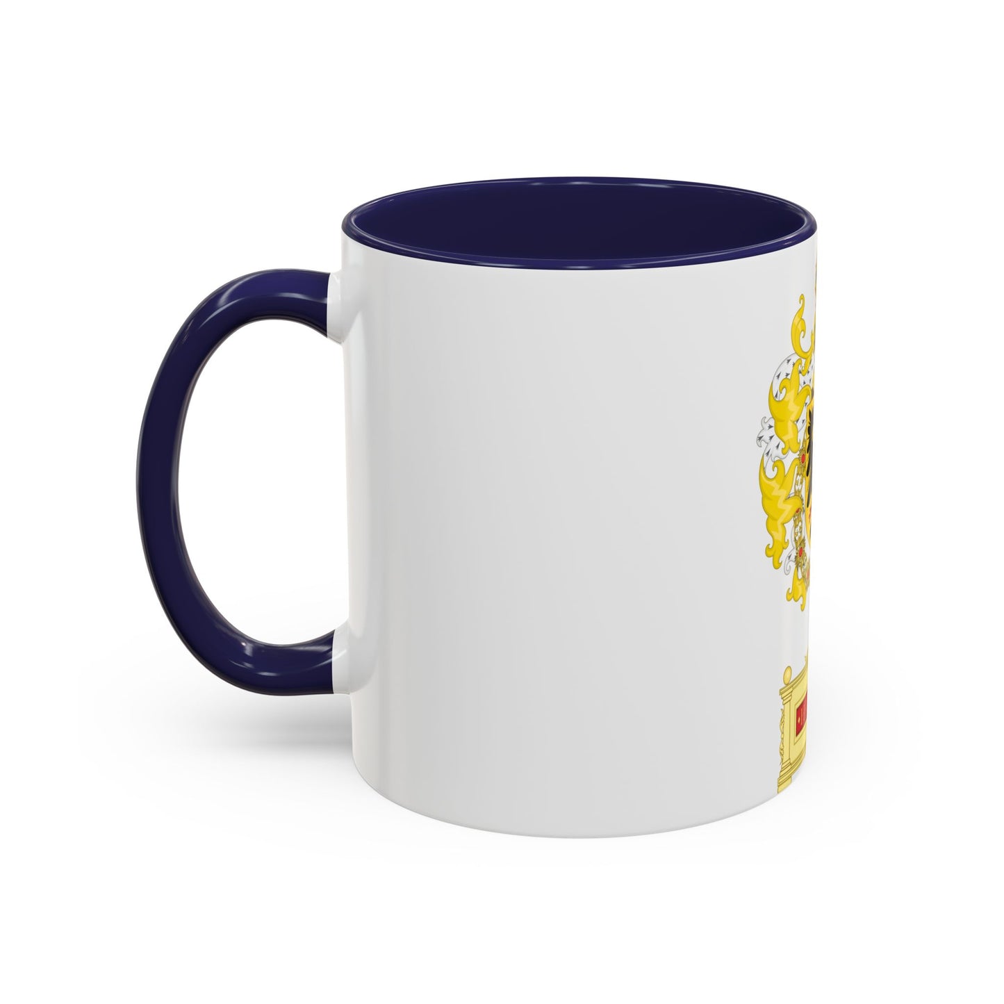 Ornamented Coat of Arms of Maximilian I, Holy Roman Emperor - Accent Coffee Mug
