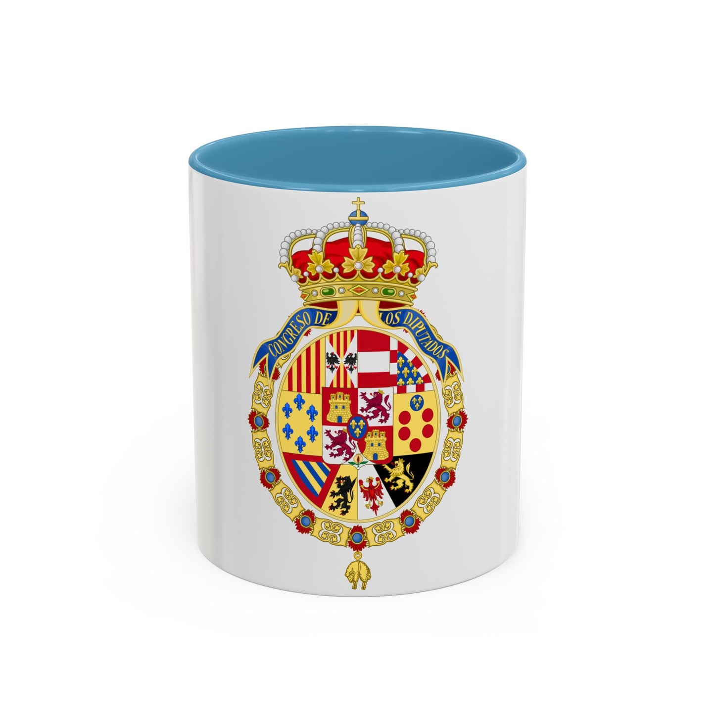 Coat of Arms of the Congress of Spain - Accent Coffee Mug