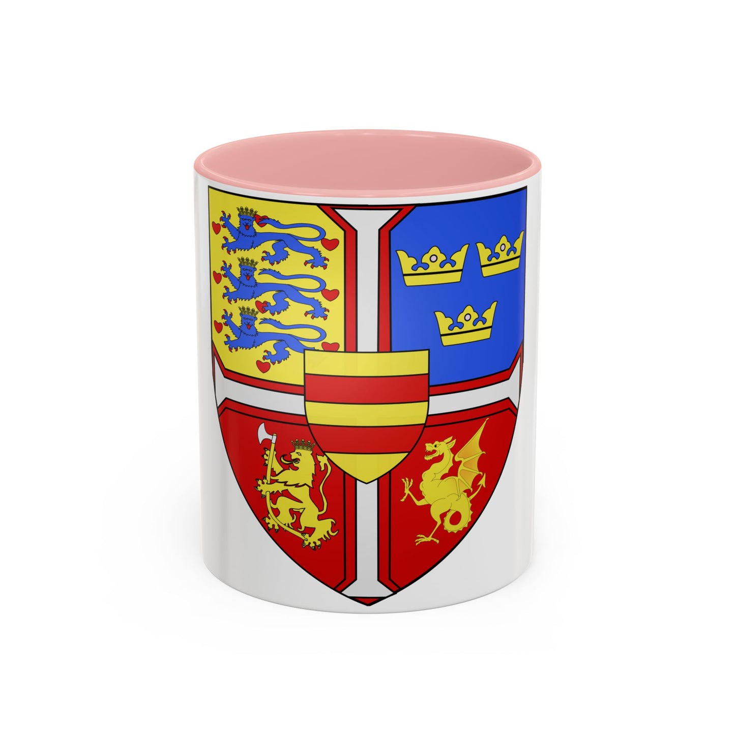 Christian I of Denmark Coat of Arms 1457-1460 - Accent Coffee Mug