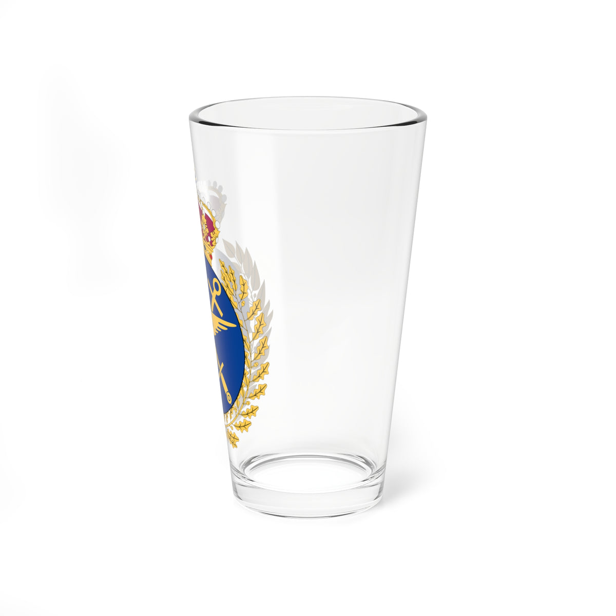 Försvarets forskningsanstalt vapen (Sweden) (Coat of Arms) Pint Glass 16oz