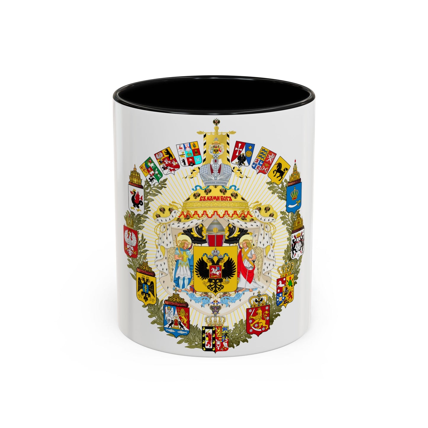 Greater Coat of Arms of the Russian Empire - Accent Coffee Mug
