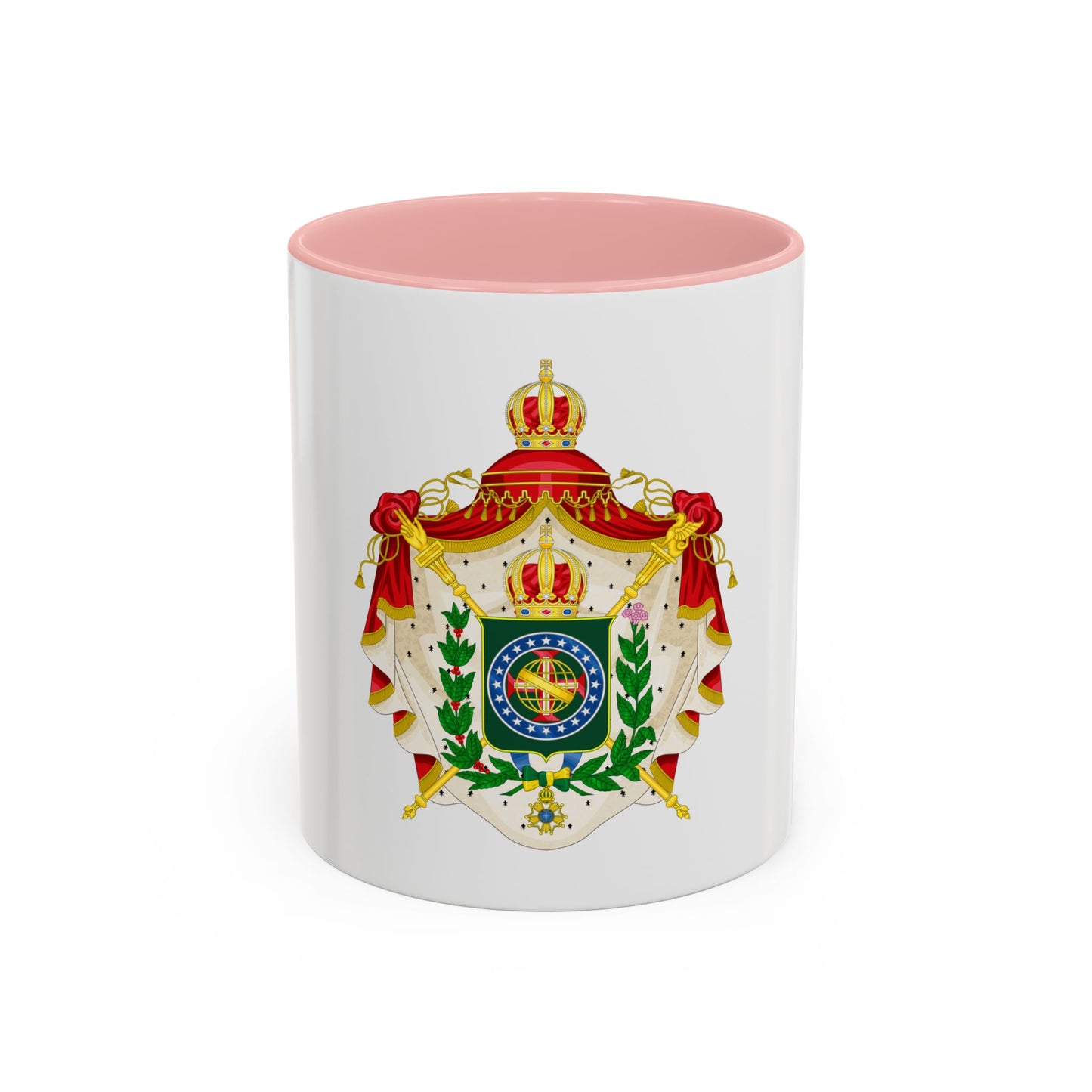 Coat of arms of the Empire of Brazil - Accent Coffee Mug