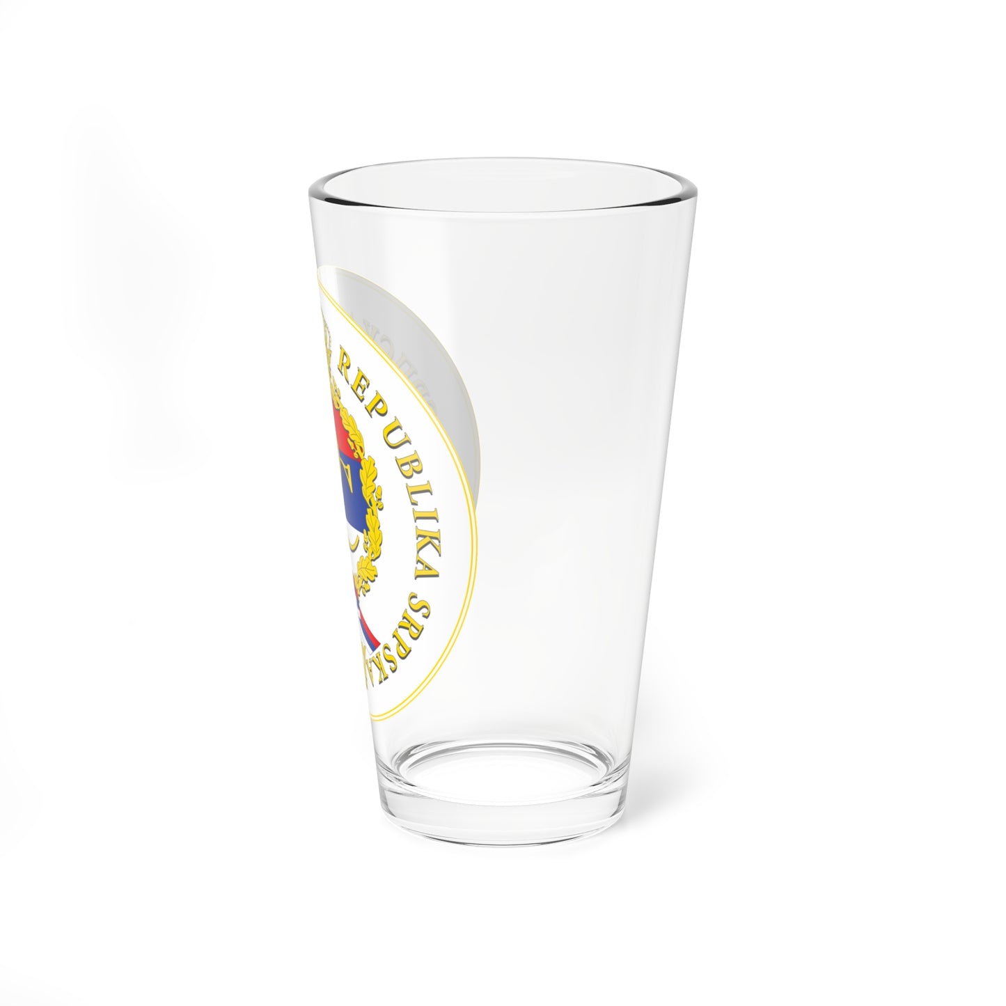 Seal of the Republika Srpska (Bosnia and Herzegovina) (Coat of Arms) Pint Glass 16oz
