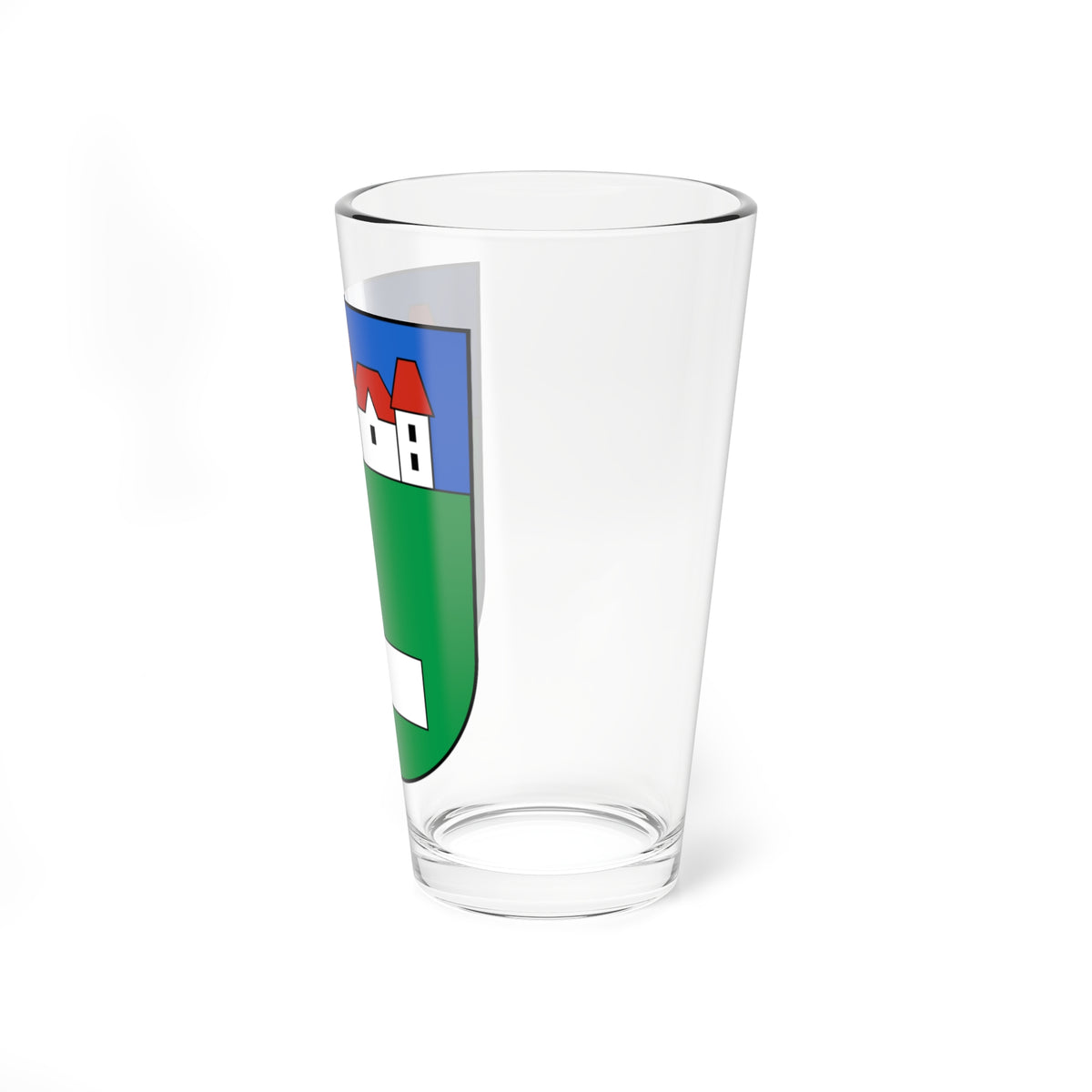 FeldbrunnenStNiklaus-blazon (Switzerland) (Coat of Arms) Pint Glass 16oz