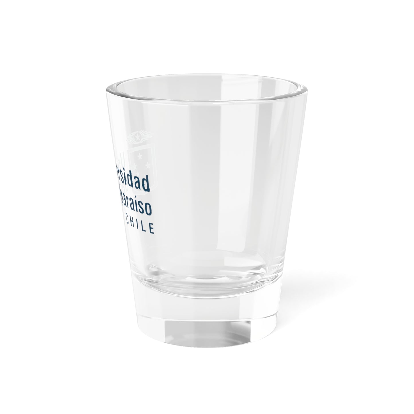 Logo Universidad de Valparaíso 2023 (Chile) (Coat of Arms) Shot Glass 1.5oz