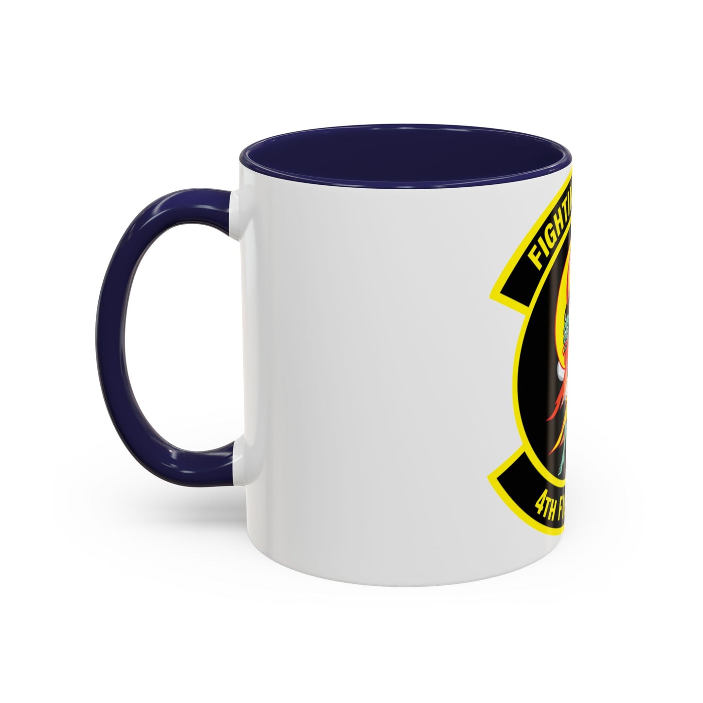 4th Fighter SQ Fightin' Fuujins (U.S. Air Force) Accent Coffee Mug