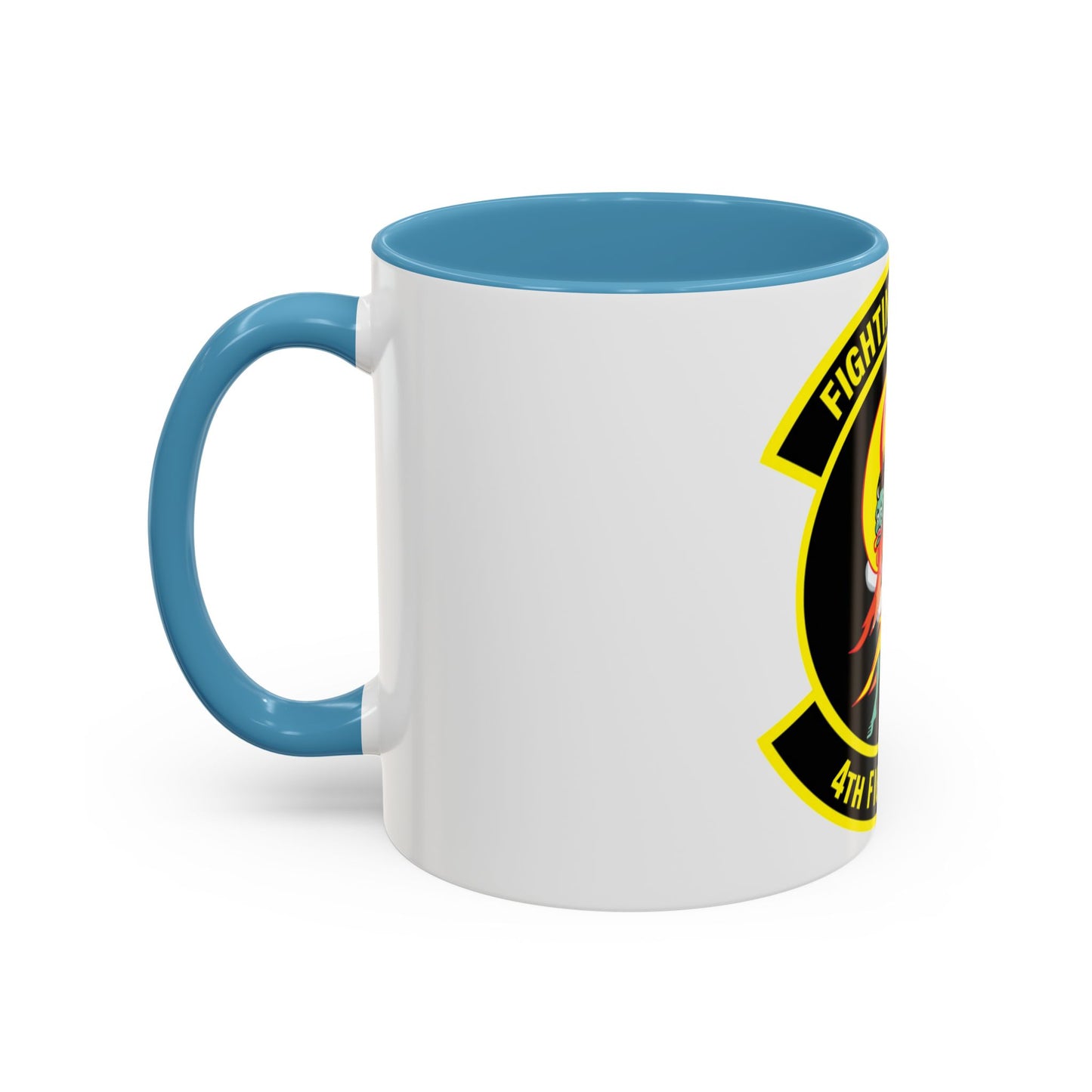 4th Fighter SQ Fightin' Fuujins (U.S. Air Force) Accent Coffee Mug