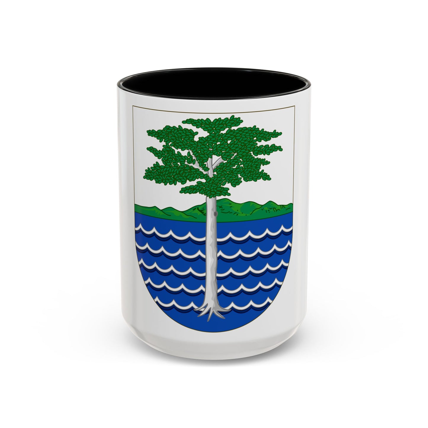 Coat of Arms of the Portuguese and Spanish Guinea - Accent Coffee Mug