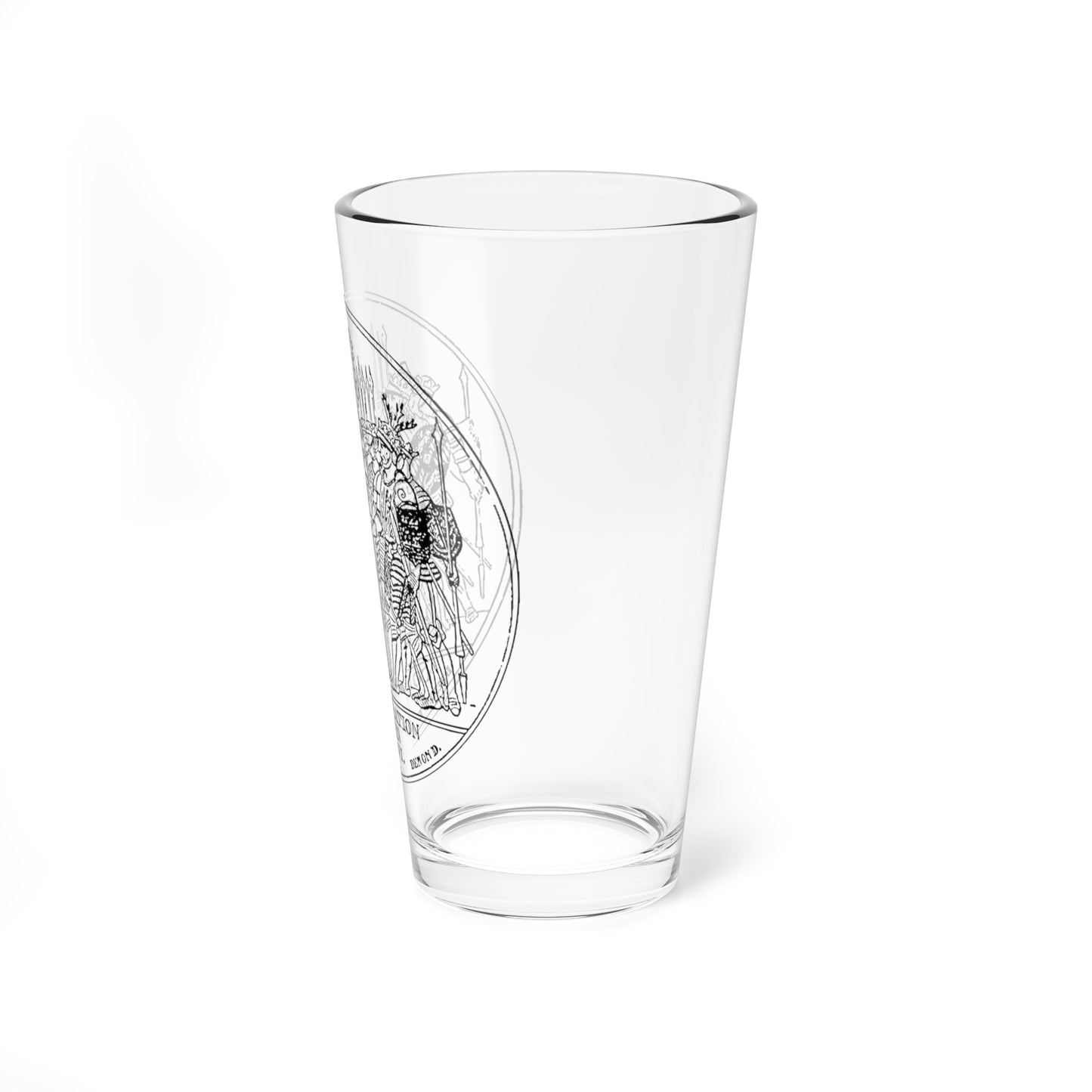 Commemorative Medal of the Rhine Confederation (Germany) (Coat of Arms) Pint Glass 16oz