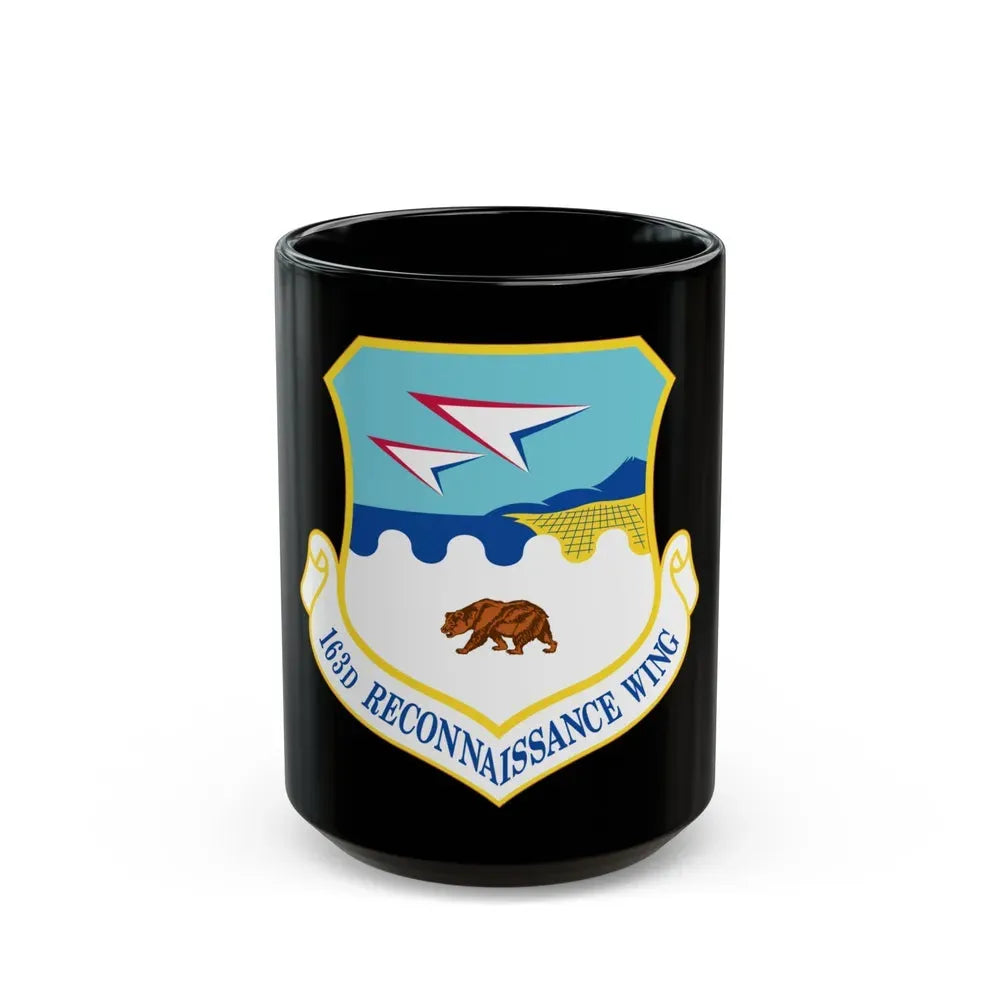 163d Attack Wing (U.S. Air Force) Black Coffee Mug 15oz - Go Mug Yourself