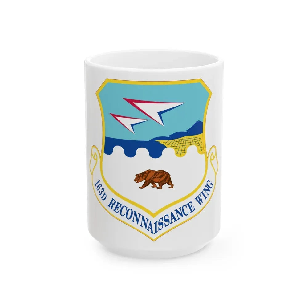 163d Attack Wing (U.S. Air Force) White Coffee Mug 15oz - Go Mug Yourself