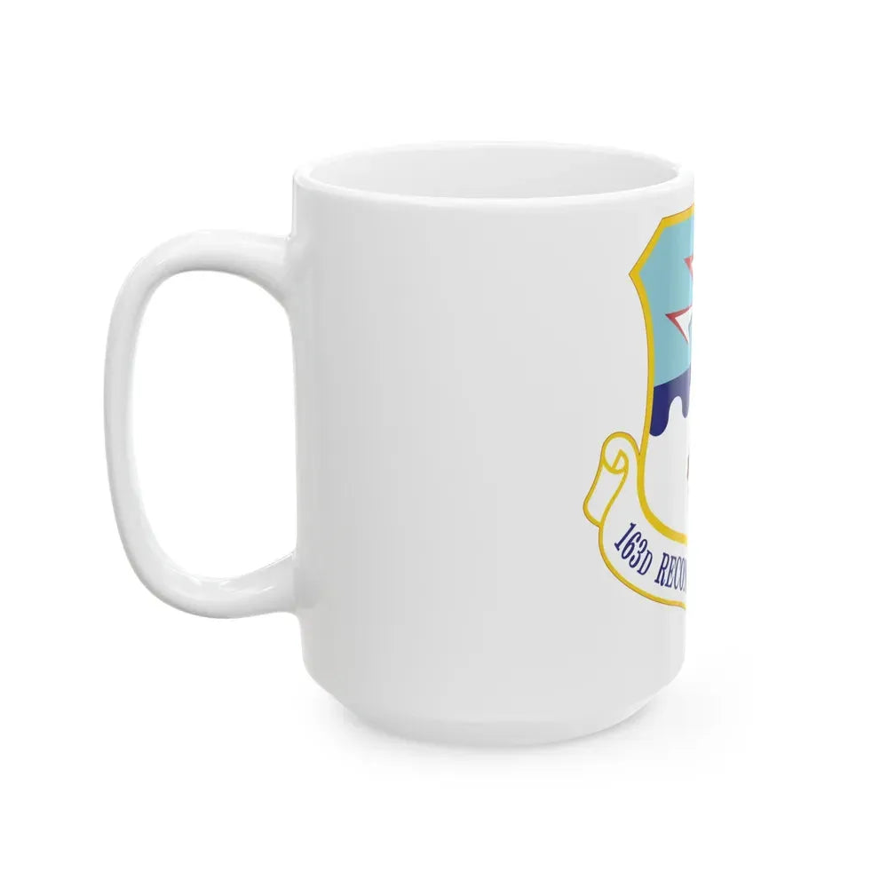 163d Reconnaissance Wing (U.S. Air Force) White Coffee Mug - Go Mug Yourself