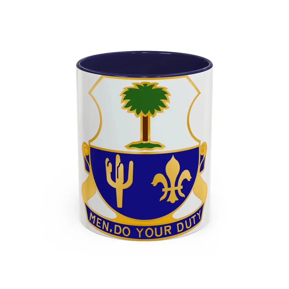 163rd Infantry Regiment (U.S. Army) Accent Coffee Mug 11oz Navy - Go Mug Yourself