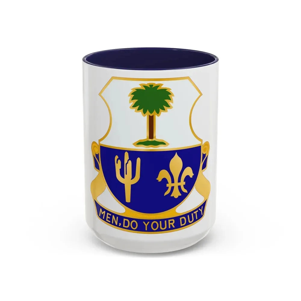 163rd Infantry Regiment (U.S. Army) Accent Coffee Mug 15oz Navy - Go Mug Yourself
